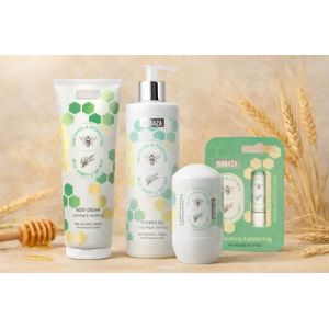 Biobaza Bees & Oat Coffret cadeau de soins de la peau avec miel et avoine (die Idee2.0, neuf)