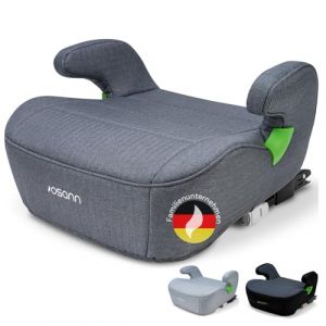 OSANN - Siège auto réhausseur enfant Junior Isofix I-Size - 126-150 cm - gris - Avec ou sans Isofix, Ceinture 3 points (Miraweb Shopping, neuf)