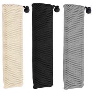 JYNXOR 3 Pi&egrave;ces Pochette pour Couvert, Pochette Couvert, Set Couverts Voyage, Couvert Portable, Couverts Lunch Box, pour Bureau, &Eacute;cole, Voyage, Camping, Randonn&eacute;e, Pique-Nique, 26 * 7.4cm (SHOPSCAPE INK, neuf)