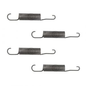 DL-pro Lot de 4 ressorts de tambour compatibles avec Miele 417689 pour machine à laver Meteor Superior EcoLine EuroStar Brillant Argent (aGOra-ecommerce GmbH, neuf)