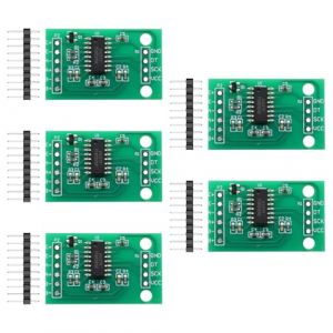 HX711 Weighing Sensor Module Binghe 5 Pièce HX711 Capteurs de Pression Module 24 Bits A/D Module de capteur de Pesage de Haute précision Compatible avec Arduino (Zhuocai Shangmao, neuf)