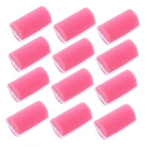 Vaguelly 12pièces Lot De Éponge Roses Sans Chaleur Pour Cheveux Courts Et Longs Outils De Coiffure Diy Pour Dormir Et Bouclage (Bustling Xin, neuf)