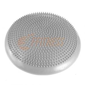 FSYBB71G Coussin d'&eacute;quilibre FFitness Coussin proprioceptif am&eacute;liore la stabilit&eacute; et l'&eacute;quilibre, gonflable, en PVC anti-&eacute;clatement | Fitness &agrave; domicile Yoga Pilates R&eacute;&eacute;ducation (Gris) (Fusaro Group, neuf)