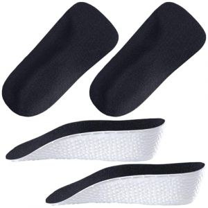 Guyode 2 Paire Semelle Rehaussante, 3.5 cm Talonnette Grandissante Invisibles pour Homme et Femme, Semelles Chaussures Augmenter, Talon invisible, Arch Support Height Increase Insoles (Wholeston OÜ, neuf)
