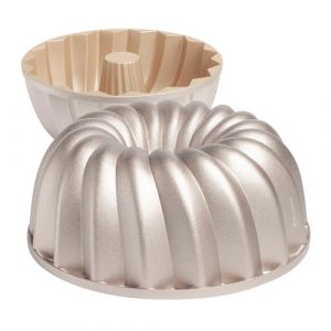 Erreke Moule Kouglof, Double Couche Antiadhésive Qualité Professionnelle, Savarin Cuisson Uniforme, Très Résistant, Moule Gateau, 2.5 litres, Gâteau 24cm (Classique) (Erreke, neuf)