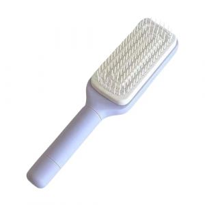 Brosse à cheveux avec poils rétractables, brosse à cheveux multifonction, brosse à cheveux antistatique, peignes portables avec poignée rotative, brosse à cheveux pour une épilation et un nettoyage (jingminc, neuf)