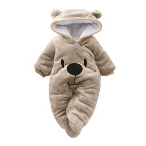 QIUhhpuy Pyjama Bebe Fille Hiver Chaud Pyjama BéBé GarçOn Naissance Pas Cher Combinaison BéBé Fille À Capuche Automne Body Nouveau Né Manteau Barboteuse Combipilote Chic (QIUhhpuy, neuf)