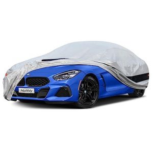 Holthly Bache Voiture Exterieur &agrave; 10 Couches, Housse Protection Voiture 100% Etanche Anti UV Soleil Anti Rayure, B&acirc;che pour Coupe Peugeot RCZ 308CC, BMW Z4,Porsche Boxster 718 Cayman, etc. Argent (Hangzhou Hanrong Trading Co., Ltd., neuf)
