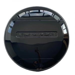Housse de pneu de secours pour Defender, housse de roue de secours en plastique pour LR Defender 90 110 130 2 portes 4 portes 2020 2021 2022 2023 2024 2025 (noir Santorini) (zhangxinshanghang, neuf)