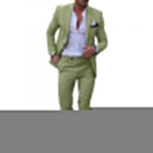 Costume Homme 2 pièces, Costume Homme en Lin 2 pièces, adapté pour Mariage, fête d'affaires, Veste de Costume élégante et Confortable et Pantalon (aodongou, neuf)