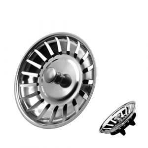 1 Pi&egrave;ce Panier pour Bonde d'&Eacute;vier de Cuisine Compatible avec IKEA ATLANT DOMSJ&Ouml;, Bouchon Evier Cuisine 80 MM, Filtre Evier Cuisine (Dolder GmbH, neuf)