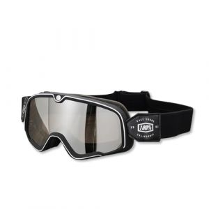 OLYSPM Lunette Moto Cross,Masque Moto,Lunette Moto Vintage avec Double Doublure en Éponge et Sangle Élastique Antidérapante,Lunettes Moto avec Coupe-vent,Anti-poussière,Protection UV (Olyspm, neuf)
