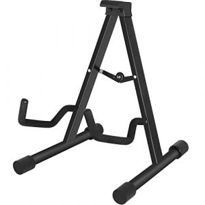 EastRock Support de Guitare Portable Étage Trépied Universel réglable A Fame Pliable Plusieurs guitares pour guitare acoustique Guitare électrique Basse （Noir） (iMusic INC., neuf)