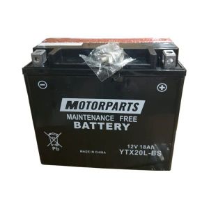 Batterie Motorparts Minarelli YTX20L-BS compatible avec Yamaha Quad YFM GRIZZLY - 660 CC 2002-2008 spécification complète moto scooter sans entretien (ricambi europa, neuf)