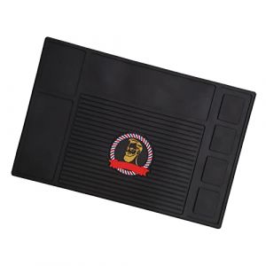 Bamjour Tapis pour Tondeuses, Tapis de Station Antid&eacute;rapant en Silicone pour Outils de Coiffure, 45x30x1 Cm pour Postes de Travail de Salon (Lonqinet, neuf)