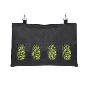 JOCXZI Sac à Foin de Lapin,Distributeur de Foin, Sac Foin Suspendus, Sac de Foin Mangeoire à Foin pour Lapin Foin Mangeoire avec 4 Fenêtres,pour Lapins Hamsters Cochons d'Inde Petits Animaux (FRANCIS HUGHES LUCIA HUGHES LTD, neuf)