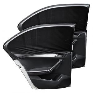 CGEAMDY 2 Pièces Pare-Soleil pour Vitre Voiture, Pare Soleil Fenêtre Latérale Voiture, UV Protection Pare Soleil Voiture Arriere Anti Moustiquaire, Automobile Intérieur Accessoires(Fenêtre Arrière) (CGE Auto, neuf)