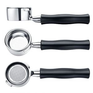 Normcore Porte-filtre sans fond pour Gaggia 58 mm avec t&ecirc;te en acier inoxydable et panier filtrant et poign&eacute;e ergonomique en aluminium anodis&eacute; (panier inclus) &ndash; Porte-filtre pour machine &agrave; expresso (NORMCORE WARES, neuf)