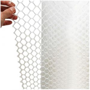 YZRXD Grillage de Protection Contre Les Poule Lapin Filet de Sécurité en Plastique Balcon pour Gazon, Filet de Clôture pour Petit Animaux Clôture de Poulet Jardinage(Size:1 * 1m(3x3ft),Color:Blanc) (FENGYUANO, neuf)