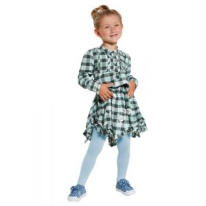 MYCHICLEGS - Collant filles microfibre opaque 60 denier - Bleu ciel - 7-8 ans (MESJAMBESCHIC, neuf)