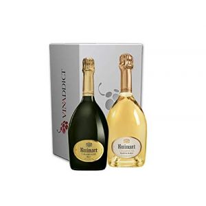 Coffret Vinaddict Champagnes Ruinart -R de Ruinart & Ruinart Blanc de Blancs (Vinaddict, neuf)