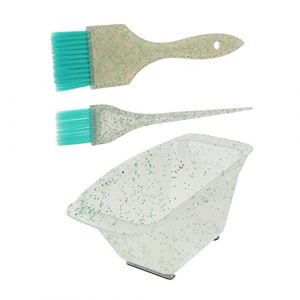 VICASKY 1 kit de coloration pour cheveux avec bol et brosses, bol de coloration, brosse de coloration pour cheveux et bol de mélange pour une coloration facile et précise pour la coloration des (Belicious Helper, neuf)
