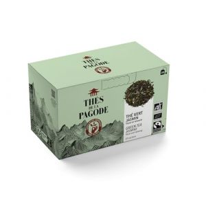 Th&eacute;s de La pagode - Th&eacute; Vert Jasmin Bio Chinois - 20 Infusettes (Th&eacute;s de la Pagode - Boutique officielle, neuf)