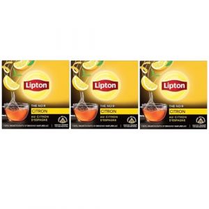 Lipton - Thé Noir - Citron - Schets de Thé Pyramide (PENNGUIN-FR-CAMON, neuf)