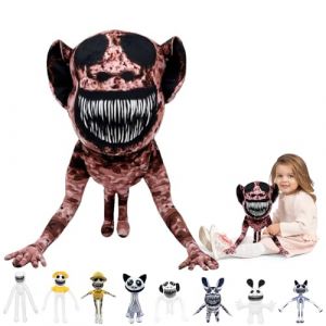 Hengrongshen Zoo-nomaly Peluche 48 cm, Nouveau Jouet d'Horreur du Zoo 2024 pour Garçons, Filles, Adultes, Halloween, Anniversaire, Poupée en Tissu Anomalie (Gorille Imprimé) (HengRongSh-EU, neuf)
