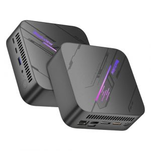 Blackview MP100 Mini PC AMD Ryzen 7 5825U (8C/16T, jusqu'à 4,5 GHz), W-11 Pro, Wi-FI 6, BT 5.2, Double LAN, USB 3.2, 16 Go DDR4, 512 Go SSD, Triple écran 4K, Mini Ordinateur pour l'école Bureau. (Agnesekana, neuf)