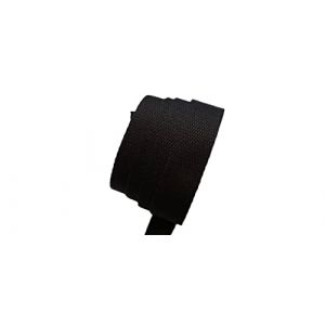 Ruban SANGLE Tressé NOIR 23 mm - AU MÈTRE (noir, 23 mm) (ILC MERCERIE PARADIS, neuf)