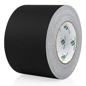 BOMEI PACK Noir Gaffer Ruban adh&eacute;sif en tissu, 100MM x 30M, Mat Chiffon Tuban Adh&eacute;sif, Gaffers Tape pour C&acirc;bles, Photographie (BOMEI PACK FR, neuf)
