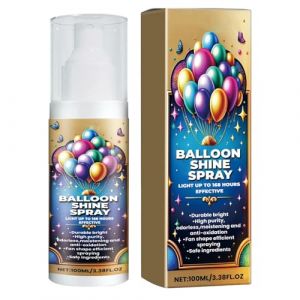 Spray lumineux pour ballon, spray pour ballon pour durer et briller | Spray éclaircissant pour ballons de 100 ml,Spray brillant pour ballons Sparker Solutions raffiné avec des résultats durables, gard (Givbeaut, neuf)