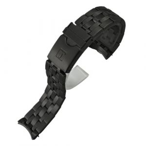 FFHAO Bracelet de montre en acier inoxydable massif 22 mm 21 mm pour Tissot Seastar T120417 T120407 T120 Argenté, 22mm, Agate (AnHuiyanzhou, neuf)