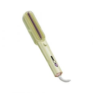Yplkm Brosse Lissante Pour Les Cheveux | Peigne Ionique pour Lissage Capillaire | Brosse Chauffante Avec Contrôle De Température À 3 Niveaux Pour Voyage Déplacements Professionnels Et École (yuche, neuf)