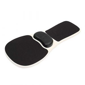 Repose-poignets ergonomique pour chaise de bureau d'ordinateur - Repose-poignets - Tapis de souris - Repose-bras articul&eacute; - Pour le travail et les jeux - R&eacute;glable - Blanc (Kong EU, neuf)