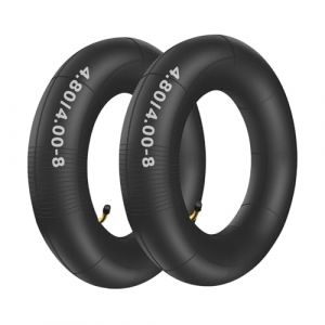 Lot de 2 chambre &agrave; air 4.80/4.00-8 4.80 4.00-8 valve coud&eacute;e TR87 4.80-8 pour jardin brouettes, tondeuses &agrave; gazon, petit tracteurs, camions &agrave; main, chariots de jardin, remorques, dollies, wagons (CreatPark, neuf)