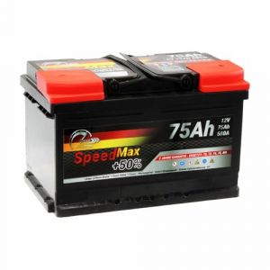 SpeedMax Batterie Auto 75 Ah 680A L3B Puissance Maximale 12v, Longue Durée, de tailles allant de L0 à L6 et également pour véhicules utilitaires et camions (ricambi_smc, neuf)
