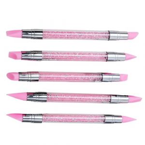 Stylo de Sculpture d'Ongles | Stylo de Sculpture pour Vernis à Ongles avec Strass à Double Extrémité - Outil de Modelage d'Ongles avec Manche Antidérapant pour Femmes et Amies (kukesai, neuf)
