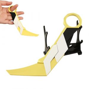 Couteau Tactique Karambit en Alliage Non Affûté, Armes De 16CM, Modèle D'armes De Jeu, Épées De Samouraï, Jouet pour Garçons, Cadeaux pour Enfant (chelkm, neuf)