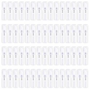 Sctecoau 60 Pi&egrave;ces Mini Flacon Pulv&eacute;risateur 2 Ml, Flacon Pulv&eacute;risateur Rechargeable en Plastique, Atomiseur de Parfum pour Rince-Bouche pour le Nettoyage Du R&eacute;cipient Rechargeable (AnShuoFuDianZi, neuf)
