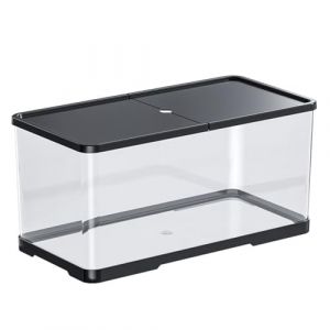 Generic Cage Hamster Russe Plastique, Maison pour Hamster Confortable, Panoramique &agrave; 360&deg;, Mat&eacute;riau As, Conception D'a&eacute;ration, Cadre Int&eacute;gr&eacute; (hefeisulianbaihuodian, neuf)