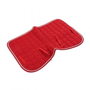 Tbest Pet Products Paddle Soft Breathable All Uping Double Corde Tampon de Selle avec Main St et Circonf&eacute;rence pour Horsesbig Red Horse Care Ple (rouge) (efancya, neuf)