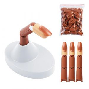 Mains d'entra&icirc;nement r&eacute;glables avec doigts proth&eacute;tiques mobiles, y compris gel acrylique, outils de proth&egrave;se pour les doigts, &eacute;quipement portable pour l'entra&icirc;nement des ongles (huiccccc, neuf)