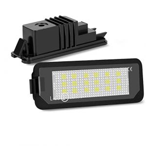 NUROTA &Eacute;clairage Plaque Immatriculation Arri&egrave;re Golf 7 6 5 4, Polo 9N 6N 6R, Passat 3C B8 B7 CC, Scirocco 3, Amarok, Eos, Phaeton, Beetle, Up - Feu Plaque Immatriculation 1K8943021 (Be my dear, neuf)