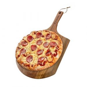 Chef Pomodoro | Pelle &agrave; Pizza en Bois d'Acacia L&eacute;ger (30 cm), Pelle Pizza, Planche &agrave; Pizza de Preparation et Lancement de Pizza et Pain faits Maison, Accessoire pizza convient au Four (MAU Brands - Europe, neuf)