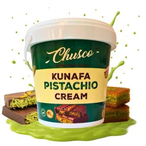 Crème de Pistache Kunafa Chocolat de Dubaï 900 g – Crème de Pistache avec Kataifi Croquant – Pot Premium de Pâte à Tartiner Kunafa Croquante pour Desserts Gourmets (Protocol Group, neuf)