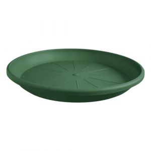 Geli Dessous de plat rond en plastique CYLINDRO - Couleur : vert olive - Diam&egrave;tre : 21 cm (Fuchs Versand 24/7 GmbH, neuf)