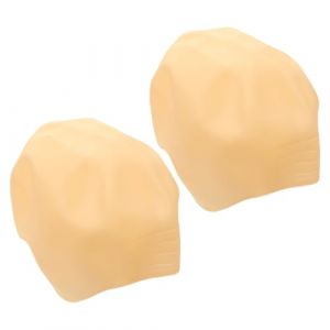 FOMIYES Lot De 2 Bonnets Chauves En Latex Pour Femme Pour Déguisement Dhalloween Ou Spectacle Sur Scène (Family&Personal, neuf)