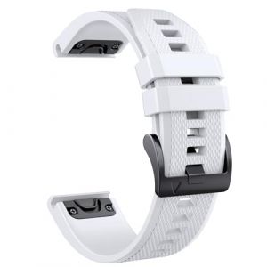 NotoCity Bracelet pour Garmin Fenix 5/6/7/7 pro/6 pro/5 plus, Bracelet Quickfit 22mm Compatible avec Garmin Forerunner 935/945/955/965, Epix Gen 2, Instinct/2, Approach S60, Quatix 7/6/5/7 pro(Blanc) (NotocityEU, neuf)